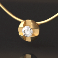 ジュエリーデザイン: ラウンドクロス