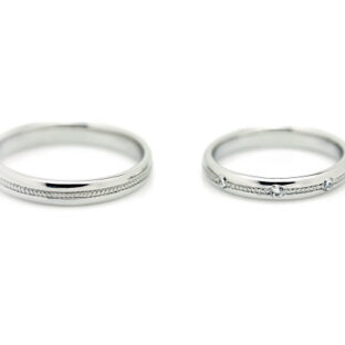 INFINITY MILLE [インフィニティーミル] Pt900 （プラチナ）｜メンズ・レディースセット マリッジリング（結婚指輪）