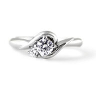 GENTILLE [ジェンティーユ] Pt900 (Side Diamond) (プラチナ)