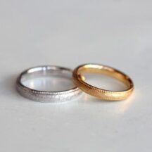 ALLORO ANTIQUE [アローロ・アンティーク] K18YG（K18 ゴールド）｜メンズ・レディースセット マリッジリング（結婚指輪）